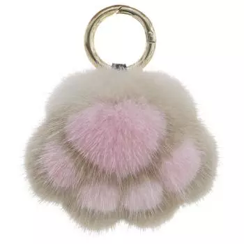 1 шт. плюшевый пушистый брелок для ключей, аксессуары, милый кулон, кавайный брелок, подвесной декор, кошачий коготь