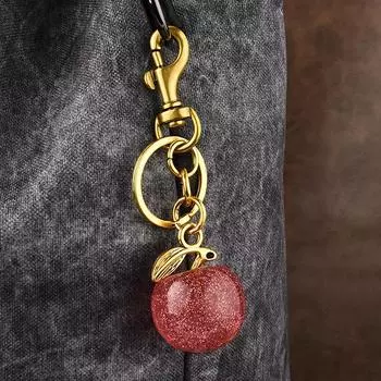 1 шт. Подарки для девочек Apple брелок рюкзак Шарм женская сумка аксессуары изысканный автомобильный брелок роскошные ювелирные изделия синий