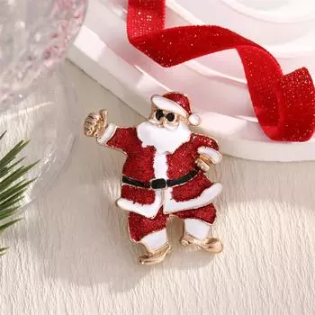 1 шт., подарки для вечеринок, хрустальные рождественские коллекции, брошь, булавки, ювелирные украшения, свадебные аксессуары 1