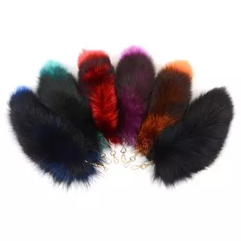 1 шт., подарки, милые брелки с волком и лисой, унисекс, подвеска для ключей, окрашенная красочная автомобильная сумка для косплея, подвеска красный