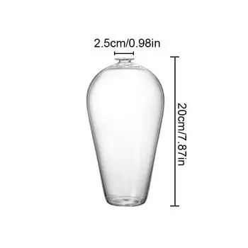 1 шт. Подарочная цветочная композиция своими руками, уникальные поделки, ручная работа, цветочное искусство, настольные украшения, прозрачные украшения для гостиной и дома