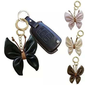 1 шт. подарочная мягкая сумочка кулон бабочка искусственная кожа женская мода автомобильный брелок подвески брелок насекомые