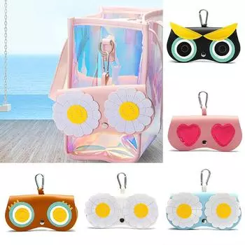 1 шт., подарочная сумка для солнцезащитных очков, для девочек, с героями мультфильмов, для женщин, милые очки в коробке, сова, модная, ромашка, для путешествий