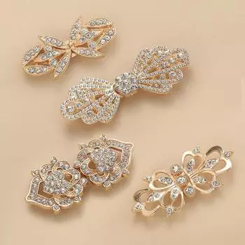 1 шт. Подарочный свитер Кристалл Элегантная модная шаль Брошь Кардиган Зажимы Застежка Шарм Пряжка