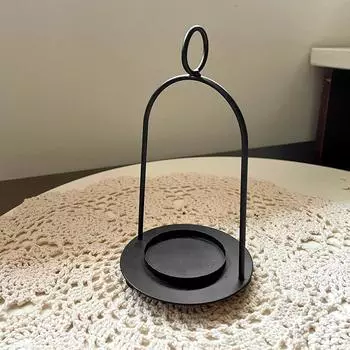 1 шт. Подарок на вечеринку в стиле ретро, железный подсвечник, подвесной держатель, домашний декор, подставка для ароматерапии, настольные украшения, подсвечник в европейском стиле