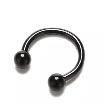 1 шт., поддельное кольцо в носу, губа, ухо, зажим для носа, поддельный пирсинг, серьги-кольца для носа, губы чёрный