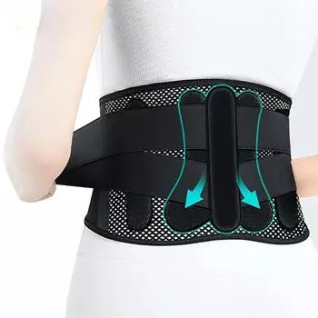 1 шт., поддерживающий пояс для крестцово-подвздошного сустава SI для женщин и мужчин, уменьшает боль в седалищном суставе, тазе, нижней части спины и ног, стабилизирует сустав SI S чёрный