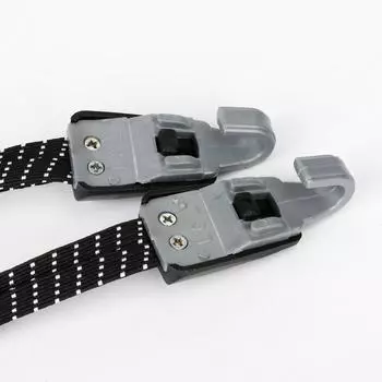 1 шт. Поддержка багажника велосипеда, эластичный ремень, полка, резиновая пряжка ремня, веревочный ремень с крючком, аксессуары для горного велосипеда. чёрный