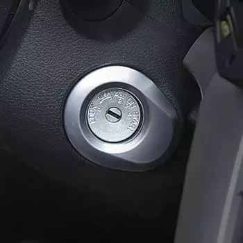 1 шт. Подходит для Nissan Qashqai J10 2008 2009 2010 2011 2012 Аксессуары ABS Серебряный ключ Система запуска зажигания Кольцо зажигания Отделка