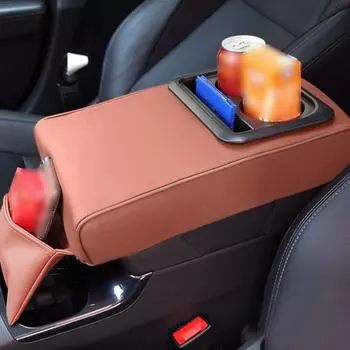 1 шт., подлокотник, 1 шт., 35*20,5*7,5 см, аксессуар для центральной консоли автомобиля чёрный