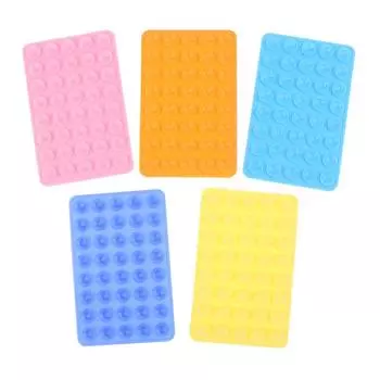 1 шт. Подложка с клеевой присоской для фиксированной подкладки 40 Двусторонняя силиконовая присоска для крепления мобильного телефона Присоска розовый