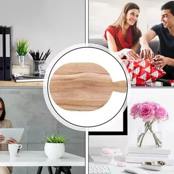 1 шт. поднос для хранения из цельного дерева подсвечник украшение ароматерапевтический стол предметы домашнего обихода деревянные кофейный