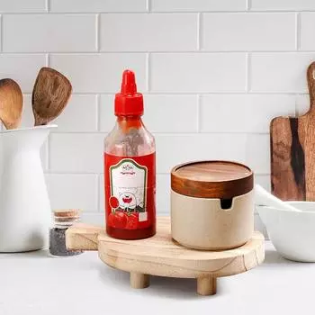 1 шт. поднос для хранения из цельного дерева подсвечник украшение ароматерапевтический стол предметы домашнего обихода деревянные кофейный