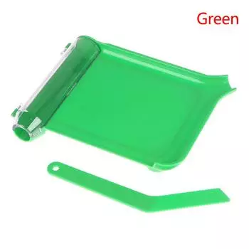 1 шт. Подсчет таблеток с лопаточкой, поднос для правой руки, лекарства темно-зеленого