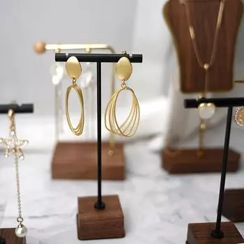 1 шт. Подставка для ожерелья, реквизит для демонстрации ювелирных изделий, Т-образная рамка, украшение для показа, подставка для держателя сережек, реквизит для фотосъемки, 6 стилей