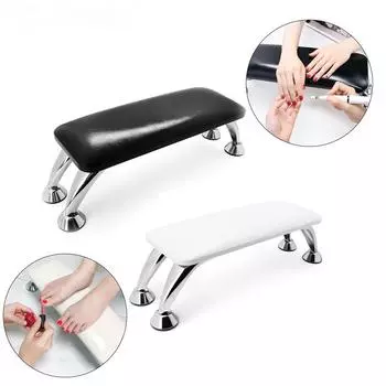 1 шт., подставка для рук из натуральной кожи, подушка для рук, подставка для ног, подушка для рук, подушка для дизайна ногтей, подставка для маникюра, стол чёрный