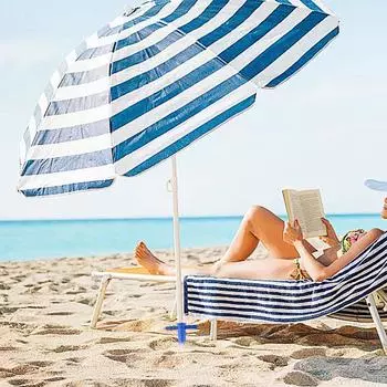 1 шт., подставка для рыбалки на солнце, пляж, дождевик, садовый зонтик, наземный якорь, штырь, держатель для зонта, случайный цвет CHINA