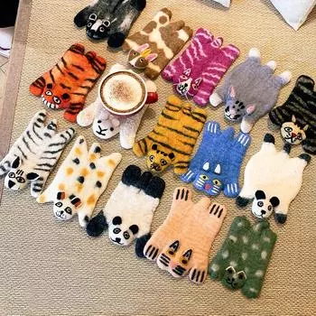 1 шт., подставка из шерстяного фетра, подставка для животных, шерстяной фетр ручной работы, коврик для украшения стола, аксессуары