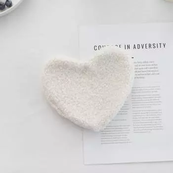 1 шт. подставка под тарелку Ins Style салфетки для украшения дома в форме сердца кухонные принадлежности коврик для стола полиэстеровое волокно пушистая изоляционная подкладка