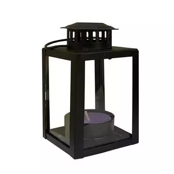 1 шт., подсвечник для свадебной вечеринки, подсвечник, фонарь, железный подсвечник, украшение дома, на открытом воздухе чёрный