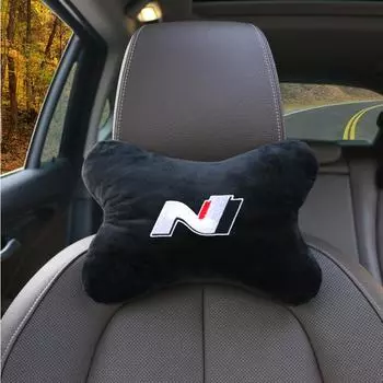 1 шт. подушка для шеи автомобиля, эластичная хлопковая подушка для сиденья, поддержка головы, защита для шеи чёрный