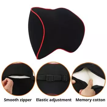 1 шт., подушка для шеи автомобиля, аксессуары, подушка для авто сиденья, поддержка головы, защита для шеи, автомобильное сиденье, подставка для шеи, хлопок с эффектом памяти