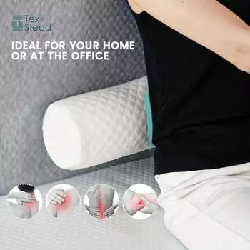 1 шт. Подушка для шеи из 93% натурального латекса белый