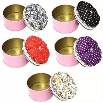 1 шт., подушка для швейных булавок в форме тыквы, ящик для хранения швейных булавок, держатель для пуговиц, аксессуары для рукоделия, игольница 1