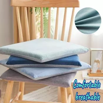 1 шт. подушка для сиденья стула из пены с эффектом памяти, утолщенная, супер мягкая, теплая, нескользящая, для стула для офиса, для студентов, Cojines Decorativos 40x40x4cm