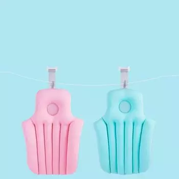 1 шт. подушка для ванны-бабочки с присоской, крючки, дышащая ванна для ванной, быстросохнущая синий