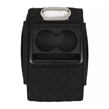 1 шт. Подушка подлокотника для автомобиля с подстаканником, автомобильный подлокотник, подушка для локтя по высоте, боковая подушка-удлинитель для легковых автомобилей, внедорожников, грузовиков One size чёрный