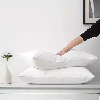 1 шт., подушка с высоким отскоком, 5-звездочный отель, подушка для ухода за шеей, 3D-подушка для поддержки ощущений, качественная двойная подушка для взрослых 48*74