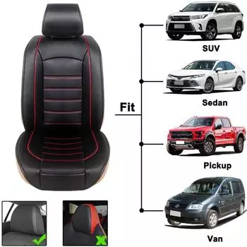 1 шт. подушки для автомобильных сидений из искусственной кожи, набор чехлов для автомобильных сидений для Funda Asiento Coche для Honda Accord 2003 2007