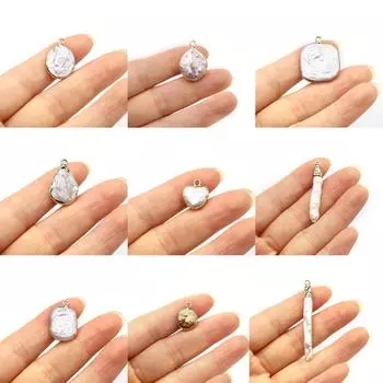 1 шт., подвеска из искусственного жемчуга, богемные мужские и женские подвески для самостоятельного изготовления уникальных ожерелий, аксессуаров для ключей, изготовление ювелирных изделий, подарок на Хэллоуин, Рождество 1Pc/83487mm