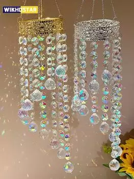 1 шт. подвеска из кристаллов dunhuang crown, ловец солнечного света, подвесные украшения для садоводства, подвесные украшения