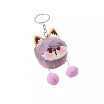 1 шт. Подвеска на сумку, милый рюкзак, аксессуар, подарок на удачу, декор, мультяшная кошка, кукла, брелок, плюш светло-желтого