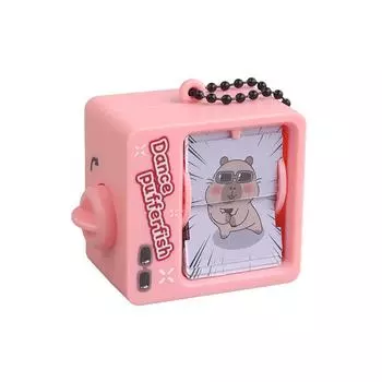 1 шт. Подвеска на сумку, забавное игровое кольцо, креативный брелок, мультяшные рельефные игрушки, пластиковый детский подарок