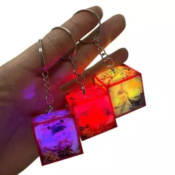 1 шт. Подвеска-слепой мешок Nezha Periphery светящийся брелок для фильма Nezha The Demonic Children Roar In The Sea Random