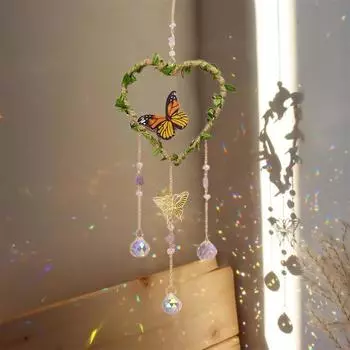 1 шт. подвеска в виде луны и звезды, подвеска в виде колокольчика, наружный декор, наматывание веревки, украшение для дома, подвеска автомобиля для свадьбы, доступно несколько вариантов