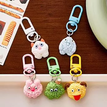 1 шт. подвеска в виде маленького монстра из смолы, украшение в виде монстра, милый брелок для ключей своими руками