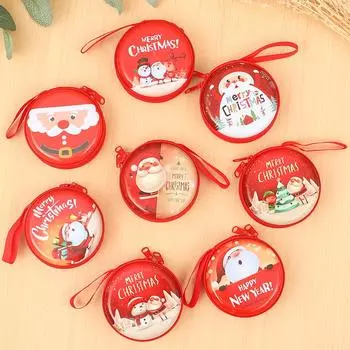 1 шт. Подвеска в виде рождественской елки, рождественские подарки, кошелек для монет, рождественские украшения, креатив