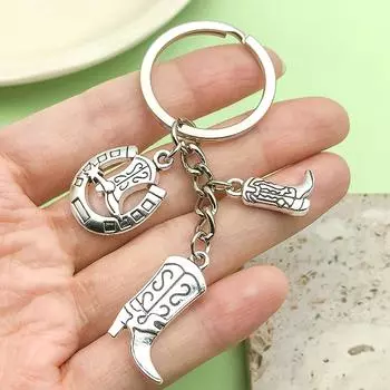 1 шт. подвески из сплава в стиле вестерн-ковбой, декоративные аксессуары, ковбойская шляпа, дизайн, подарок, 5 стилей