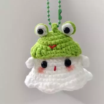 1 шт. Подвески на сумку на Хэллоуин Подарки Милая ручная работа пряжа крючком кукла брелок