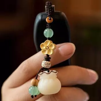 1 шт. Подвески на удачу, цепочка для телефона, креативное украшение, изысканный кулон, шнурок из смолы с предсказанием удачи