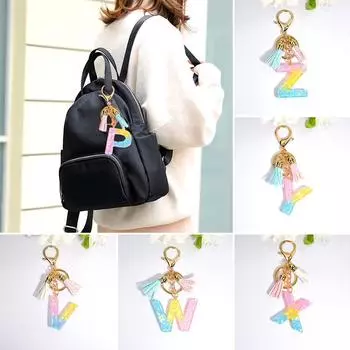 1 шт., подвески, новые смоляные английские брелки с 26 буквами, блестки, блестки, женский декор, алфавит