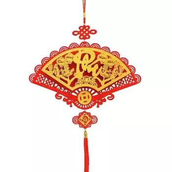 1 шт. Подвески с кисточками в китайском стиле, подвесной декор для дома, украшение на весенний фестиваль, талисман на удачу