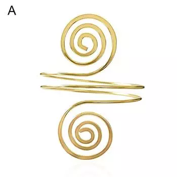 1 шт., подвески в виде кисточек в стиле бохо, подвеска на верхнюю часть браслета, металлическая цепочка с ажурным геометрическим узором, ретро-браслет-манжета, украшения для тела золотой