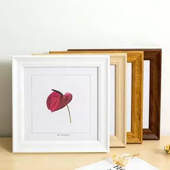 1 шт. подвесная настенная рамка для домашнего интерьера, расставьте стол в стиле ретро, настенная квадратная фоторамка INS Studio света кофе