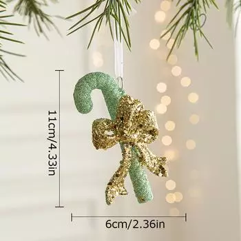 1 шт., подвесное украшение для рождественской елки, пластиковая зеленая бабочка, висящая рождественская новинка
