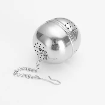 1 шт. Подвесной чайник, удобный заварник для чая, многоразовые фильтрующие шарики, чистые кухонные принадлежности, сетчатый фильтр из нержавеющей стали S